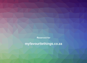 Myfavouritethings.co.za