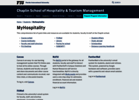 Myhospitality.fiu.edu