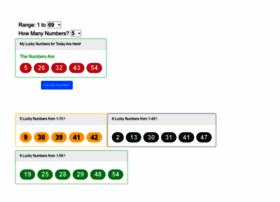 myluckynumber.net