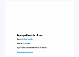 myosynthesis.com