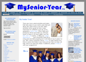 mysenior-year.org