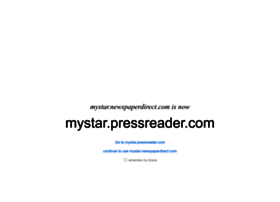 Mystar.newspaperdirect.com