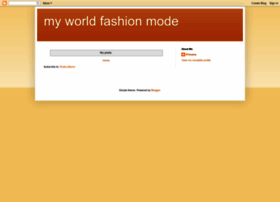 Myworldfashionmode.blogspot.com