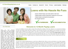 n12monthpaydayloans.co.uk