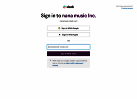 Nanamusic.slack.com