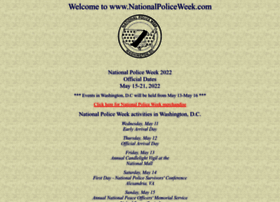 nationalpoliceweek.com