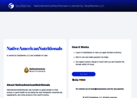 nativeamericannutritionals.com