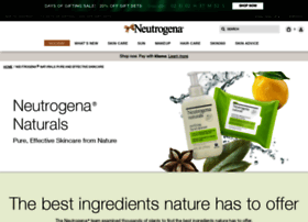 Naturals.neutrogena.com