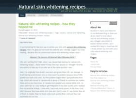 naturalskinwhiteningrecipes.wordpress.com