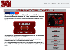 Nebraskafootballtickets123.com
