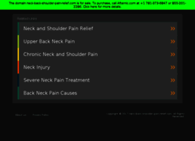 neck-back-shoulder-pain-relief.com