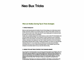 Neo-buxtricks.blogspot.ro