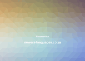 Newera-languages.co.za