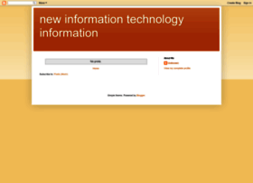 Newinformationtechnologyinformation.blogspot.com