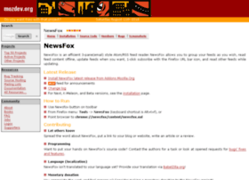 Newsfox.mozdev.org