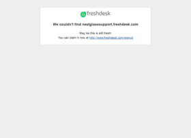 Nextglasssupport.freshdesk.com