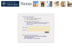 nexus.ox.ac.uk