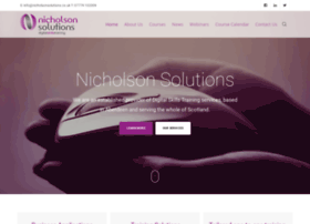 Nicholsonsolutions.co.uk