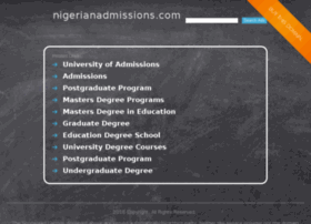 nigerianadmissions.com