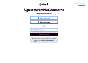 Nimblecommerce.slack.com