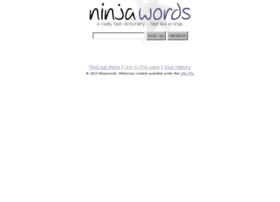 ninjawords.com