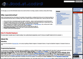 Nogoodatcoding.com