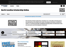 Northcarolina.universitypressscholarship.com