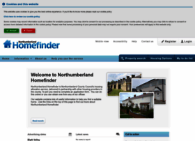 Northumberlandhomefinder.org.uk