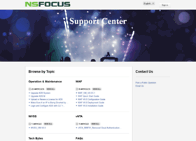 Nsfocus.desk.com