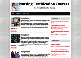 Nursingcertificationcourses.com
