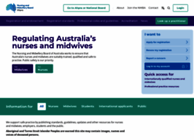 Nursingmidwiferyboard.gov.au