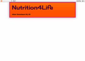 Nutrition4lifeblog.blogspot.com