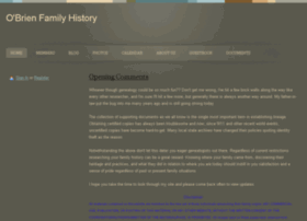 Obrienfamilyhistory.webs.com