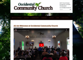 Occidentalcommunitychurch.org