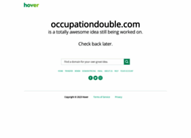occupationdouble.com