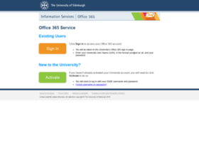Office365.ed.ac.uk