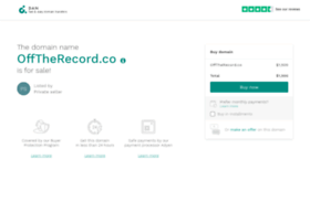 Offtherecord.co