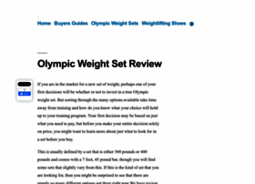 Olympicweightsetreview.com