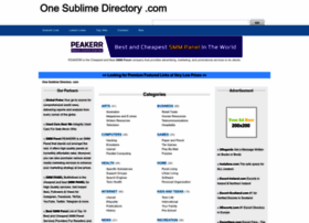 one-sublime-directory.com