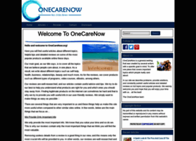 Onecarenow.org