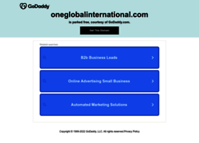 oneglobalinternational.com