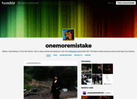 onemoremistake.tumblr.com