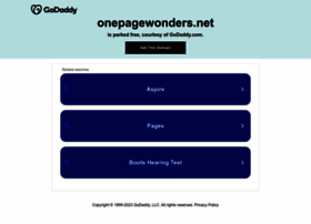 onepagewonders.net