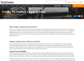 Online-legal-forms-review.toptenreviews.com