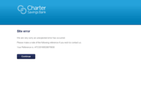 Online.chartersavingsbank.co.uk