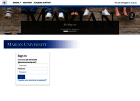 Online2.marianuniversity.edu