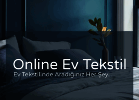 onlineevtekstil.com