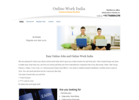Onlineworkindia.net