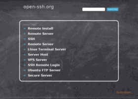 open-ssh.org