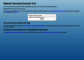 Openapp-example.majesticseo.com
